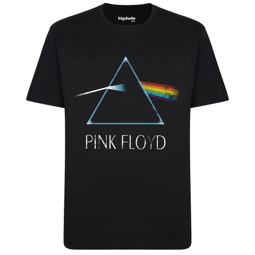 Bigdude Official Licensed Pink Floyd T-Shirt Black